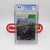 FARMING SIMULATOR 15 2015 - CGC GRADED 9.6 A+! NEW & Factory Sealed! (XBox 360)