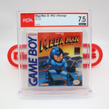 MEGAMAN / MEGA MAN: DR. WILY'S REVENGE - PSA/WATA GRADED 7.5 A+! NEW & Factory Sealed with Authentic H-Seam! (Game Boy Original)