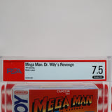 MEGAMAN / MEGA MAN: DR. WILY'S REVENGE - PSA/WATA GRADED 7.5 A+! NEW & Factory Sealed with Authentic H-Seam! (Game Boy Original)