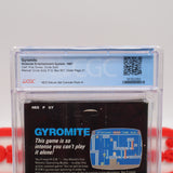 GYROMITE - BLACK BOX, ROUND SOQ, 5 SCREW, UNPUNCHED HANGTAB - WATA GRADED 8.0 CIB! (NES Nintendo)