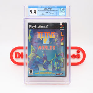 TETRIS WORLDS - CGC GRADED 9.4 A+! NEW & Factory Sealed! (PS2 PlayStation 2)
