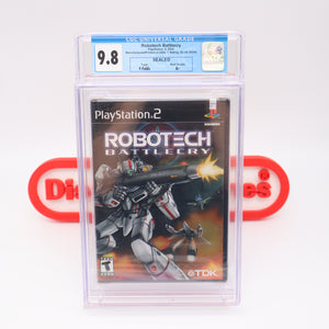 ROBOTECH BATTLECRY - CGC GRADED 9.8 A+! NEW & Factory Sealed! (PS2 PlayStation 2)
