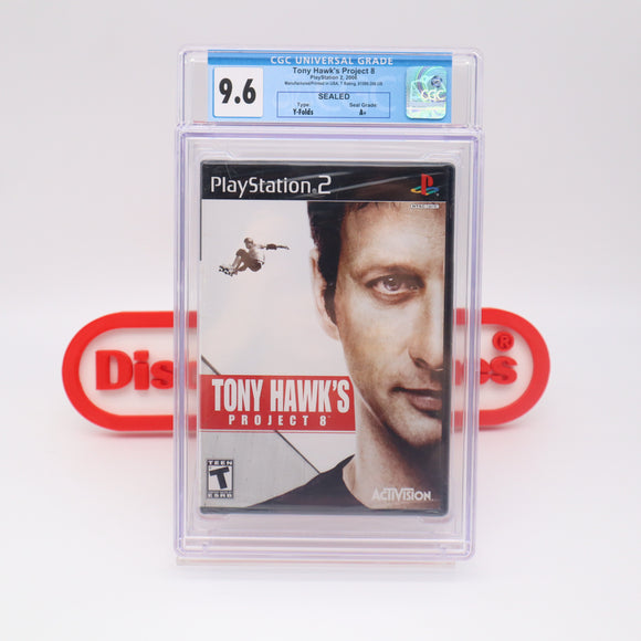 TONY HAWK'S PROJECT 8 - CGC GRADED 9.6 A+! NEW & Factory Sealed! (PS2 PlayStation 2)