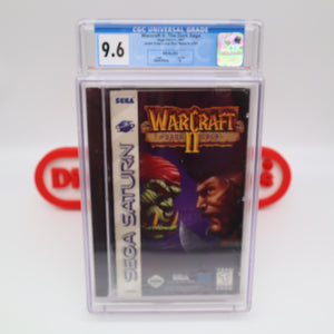 WARCRAFT II: THE DARK SAGA - WATA GRADED 9.6 A! NEW & Factory Sealed! (Sega Saturn)