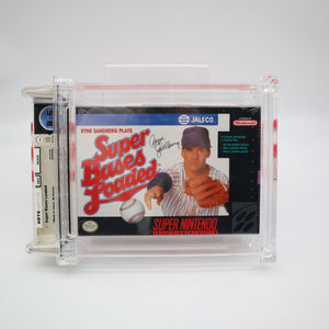 SUPER BASES LOADED BASEBALL - WATA GRADED 8.5 A! NEW & Factory Sealed! (SNES Super Nintendo)