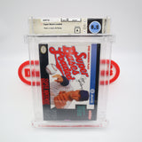 SUPER BASES LOADED BASEBALL - WATA GRADED 8.5 A! NEW & Factory Sealed! (SNES Super Nintendo)