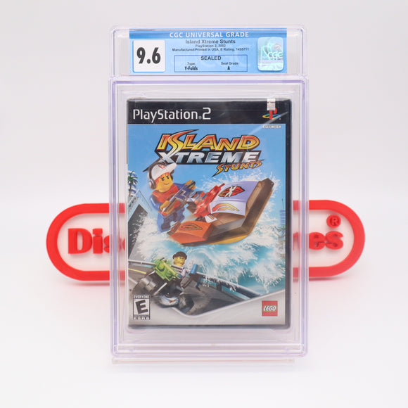 LEGO: ISLAND XTREME STUNTS - CGC GRADED 9.6 A! NEW & Factory Sealed! (PS2 PlayStation 2)
