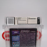 JEOPARDY! - WATA GRADED 9.6 A+ CLAMSHELL VERSION! NEW & Factory Sealed! (Sega Genesis)