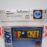 SIDE POCKET POOL / BILLIARDS - WATA GRADED 7.5 A! NEW & Factory Sealed with Authentic H-Seam! (Game Boy Original)