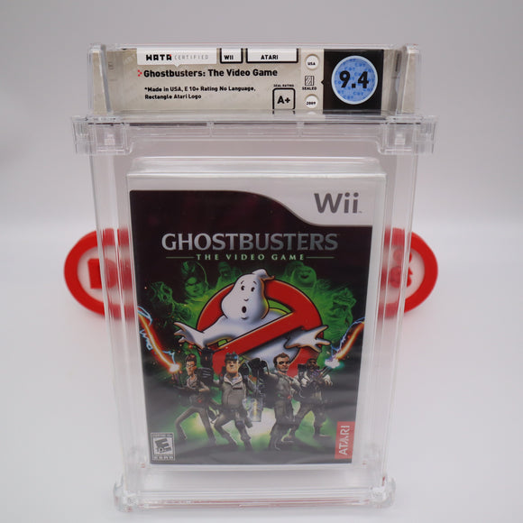GHOSTBUSTERS / GHOST BUSTERS - WATA GRADED 9.4 A+! NEW & Factory Sealed! (Nintendo Wii)