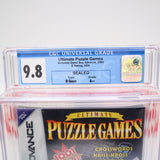 ULTIMATE PUZZLE GAMES - CGC GRADED 9.8 A++! NEW & Factory Sealed! (Game Boy Advance GBA)