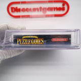 ULTIMATE PUZZLE GAMES - CGC GRADED 9.8 A++! NEW & Factory Sealed! (Game Boy Advance GBA)