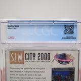 SIM CITY / SIMCITY 2000 - CGC GRADED 9.8 A+! NEW & Factory Sealed! (Sega Saturn)