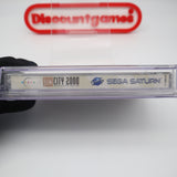 SIM CITY / SIMCITY 2000 - CGC GRADED 9.8 A+! NEW & Factory Sealed! (Sega Saturn)