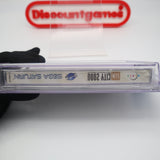SIM CITY / SIMCITY 2000 - CGC GRADED 9.8 A+! NEW & Factory Sealed! (Sega Saturn)
