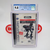 MECHWARRIOR 2 II: 31ST CENTURY COMBAT - CGC GRADED 9.8 A++! NEW & Factory Sealed! (Sega Saturn)
