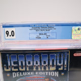 JEOPARDY! DELUXE EDITION - CGC GRADED 9.0 A+! NEW & Factory Sealed! (SNES Super Nintendo)