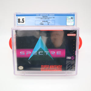 SPECTRE - CGC GRADED 8.5 A+! NEW & Factory Sealed! (SNES Super Nintendo)