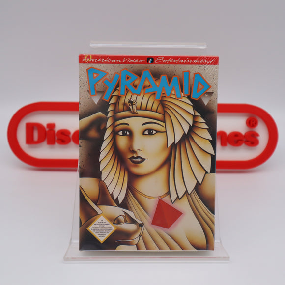 PYRAMID - NEW & Factory Sealed with Authentic 3-Sided Seam! (NES Nintendo)