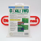 GOAL! TWO 2 II SOCCER - NEW & Factory Sealed with Authentic H-Seam! (NES Nintendo)