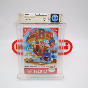 BAD NEWS BASEBALL - WATA GRADED 9.6 A! NEW & Factory Sealed with Authentic H-Seam! (NES Nintendo)