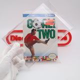 GOAL! TWO 2 II SOCCER - NEW & Factory Sealed with Authentic H-Seam! (NES Nintendo)