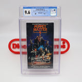 PUPPET MASTER 4 IV PROMOTION COPY! CGC GRADED 9.6 A+! NEW & Factory Sealed with Authentic 3-Sided Seam! (VHS)