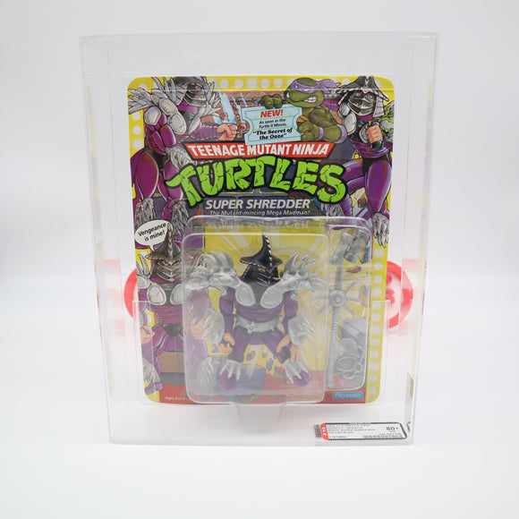 SUPER SHREDDER - 1992 PLAYMATES - AFA GRADED 80+ NEW, Authentic & Factory Sealed! (Vintage TMNT Figure)