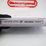 MAXIMUM FORCE - HIGHEST/PERFECT GRADED CGC 10 A++! NEW & Factory Sealed! (Sega Saturn)