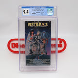 BEETLEJUICE / BEETLE JUICE - CGC GRADED 9.4 A+! NEW & Factory Sealed with Authentic H-Overlap Seam! (VHS)