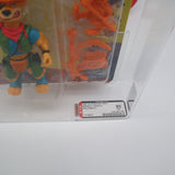 WALKABOUT / WALK ABOUT - 1991 PLAYMATES - AFA GRADED 80 NM: NEW, Authentic & Factory Sealed! (Vintage TMNT Figure)