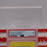 #1 MARIO MADNESS - SUPER MARIO BROS. 2 - GRADED PSA 7 TRADING CARD - 1989 TOPPS NINTENDO GAME PACKS