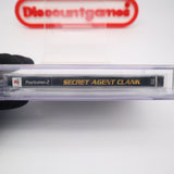 SECRET AGENT CLANK - CGC GRADED 9.9 A++! NEW & Factory Sealed! (PS2 PlayStation 2)