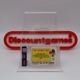 #1 MARIO MADNESS - SUPER MARIO BROS. 2 - GRADED PSA 7 TRADING CARD - 1989 TOPPS NINTENDO GAME PACKS