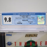 THUNDERSTRIKE 2 / THUNDER STRIKE II - CGC GRADED 9.8 A++! NEW & Factory Sealed! (Sega Saturn)