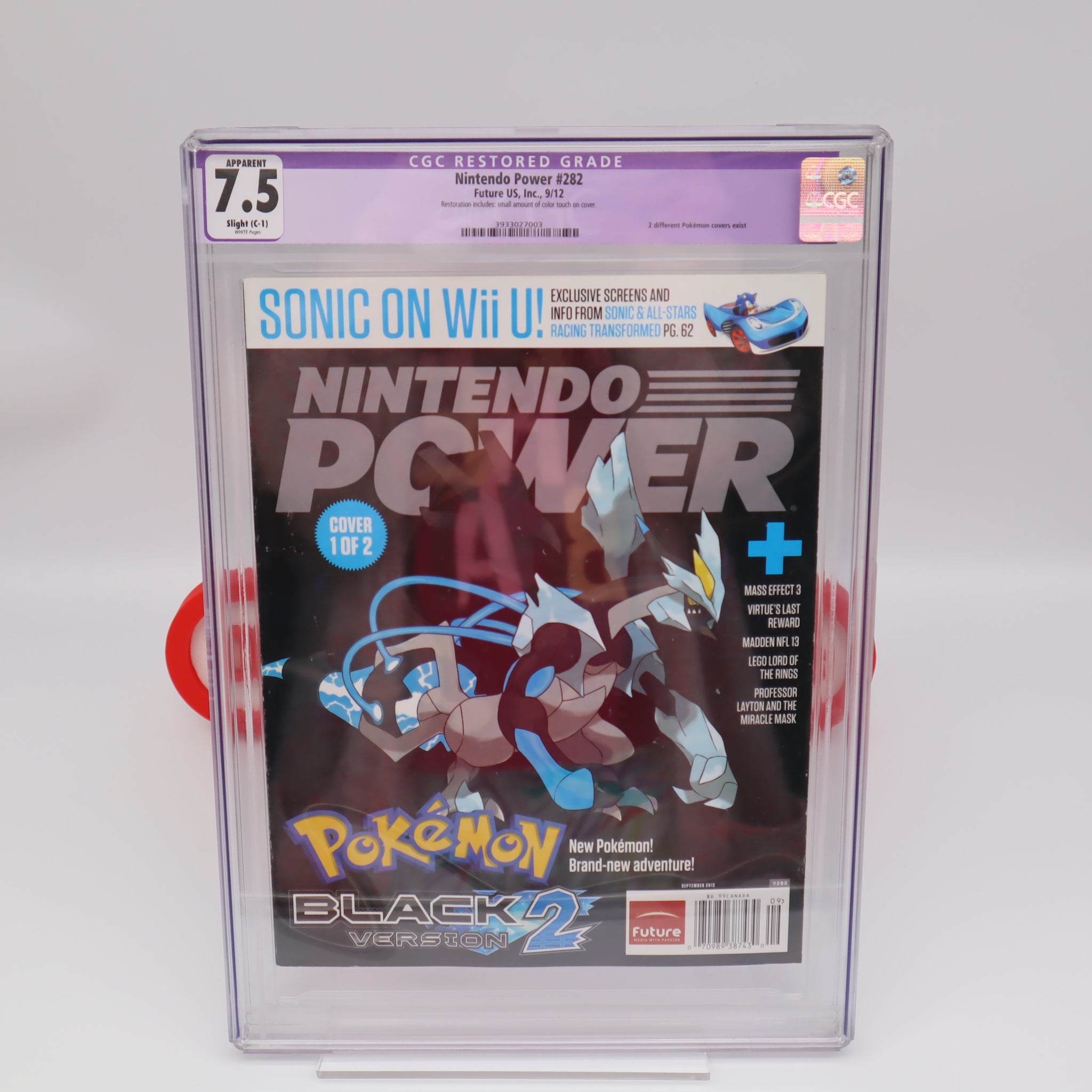 NINTENDO POWER ISSUE #282 Sept 2012 - POKEMON BLACK VER 2 COVER