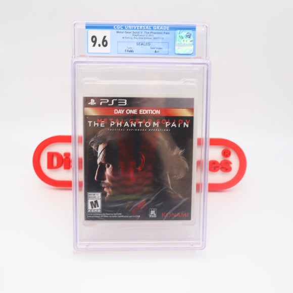 METAL GEAR SOLID V 5: THE PHANTOM PAIN - CGC GRADED 9.6 A++! NEW & Factory Sealed! (PS3 PlayStation 3)