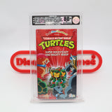 TEENAGE MUTANT NINJA TURTLES TMNT: SUPER ROCKSTEADY AND MIGHTY BEBOP - VGA GRADED 80+ NM SILVER! NEW & Factory Sealed with Authentic V-Overlap Seam! (VHS)
