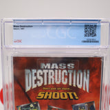 MASS DESTUCTION - CGC GRADED 9.9 A++! NEW & Factory Sealed! (Sega Saturn)