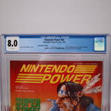 NINTENDO POWER ISSUE #62 July 1994 - SUPER STREET FIGHTER II COVER & ITCHY & SCRATCHY POSTER - CGC GRADED 8.0