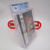 GRID RUNNER - HIGHEST/PERFECT GRADED CGC 10 A++! NEW & Factory Sealed! (Sega Saturn)