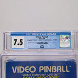 VIDEO PINBALL - CGC GRADED 7.5! BRAND NEW & Factory GLUE Seal! (Atari 2600)