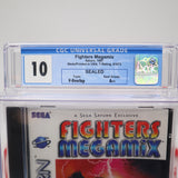 FIGHTERS MEGAMIX - HIGHEST/PERFECT GRADED CGC 10 A++! NEW & Factory Sealed! (Sega Saturn)