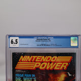 INTENDO POWER ISSUE #27 - MEGA MAN COVER + STAR WARS POSTER - CGC GRADED 6.5
