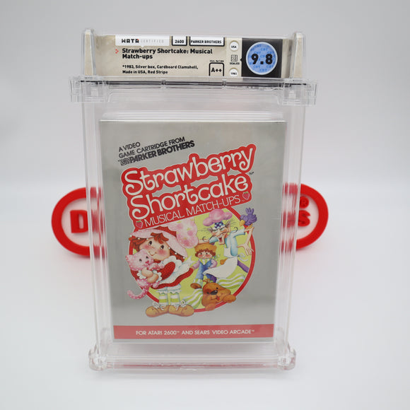 STRAWBERRY SHORTCAKE: MUSICAL MATCH-UPS - WATA GRADED 9.8 A++! NEW & Factory Sealed! (Atari 2600)