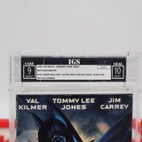 BATMAN FOREVER - IGS GRADED 9 MINT BOX & 10 EPIC SEAL! NEW & Factory Sealed with Authentic H-Overlap Seam! (VHS)