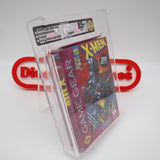 X-MEN / XMEN with 5 FLEER CARDS BUNDLE! VGA GRADED 85+ NM+ GOLD! NEW & Factory Sealed! (Sega Game Gear / GameGear)