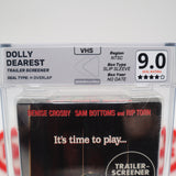 DOLLY DEAREST TRAILER-SCREENER NFR! REWIND GRADED 9.0 & 4-STAR SEAL! NEW & Factory Sealed with Authentic H-Overlap Seam! (VHS)