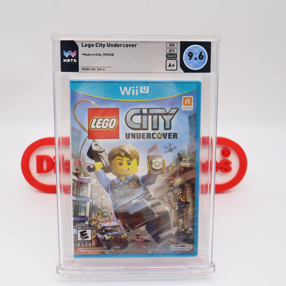 LEGO CITY: UNDERCOVER - WATA GRADED 9.6 A+! NEW & Factory Sealed! (Nintendo Wii U)