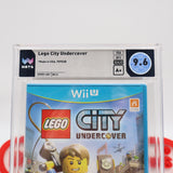 LEGO CITY: UNDERCOVER - WATA GRADED 9.6 A+! NEW & Factory Sealed! (Nintendo Wii U)